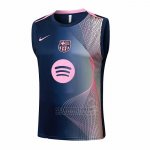 Camiseta de Entrenamiento Barcelona Sin Mangas 2025-2026 Negro Rosa