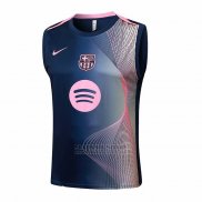Camiseta de Entrenamiento Barcelona Sin Mangas 2025-2026 Negro Rosa