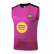 Camiseta de Entrenamiento Barcelona Sin Mangas 2025-2026 Rosa
