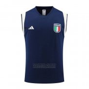 Camiseta de Entrenamiento Italia Sin Mangas 2023-2024 Azul