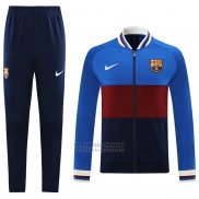 Chandal de Chaqueta del Barcelona 2021-22 Azul