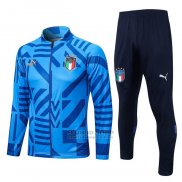 Chandal de Chaqueta del Italia 2022-2023 Azul