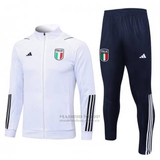 Chandal de Chaqueta del Italia 2023-2024 Blanco