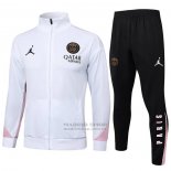 Chandal de Chaqueta del Paris Saint-Germain Jordan Nino 2024-2025 Blanco