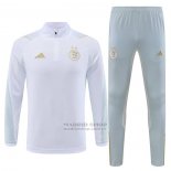 Chandal de Sudadera del Argelia Nino 2023-2024 Blanco