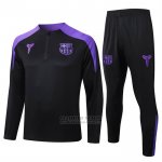 Chandal de Sudadera del Barcelona 2025-2026 Negro Purpura