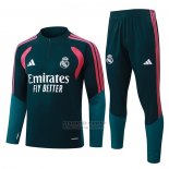 Chandal de Sudadera del Real Madrid Nino 2026-2027 Verde
