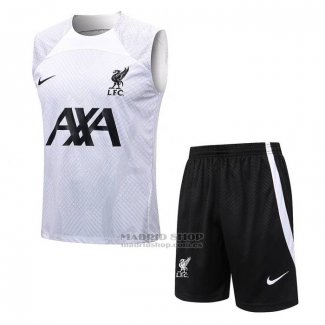 Chandal del Liverpool Sin Mangas 2022-2023 Blanco