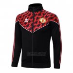 Chaqueta del Manchester United 2025-2026 Negro Rojo