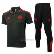 Conjunto Polo del Bayern Munich 2025-2026 Verde Oscuro