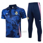 Conjunto Polo del Real Madrid Dragon 2024-2025 Azul
