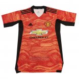 Tailandia Camiseta Manchester United Portero 2021-2022 Naranja