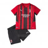 Camiseta AC Milan 1ª Nino 2021-2022