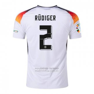 Camiseta Alemania Jugador Rudiger 1ª 2024