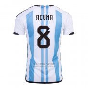 Camiseta Argentina Jugador Acuna 1ª 2022