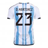 Camiseta Argentina Jugador D.Martinez 1ª 2022