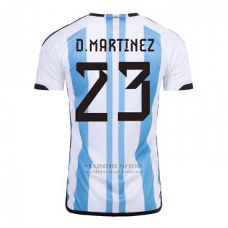 Camiseta Argentina Jugador D.Martinez 1ª 2022