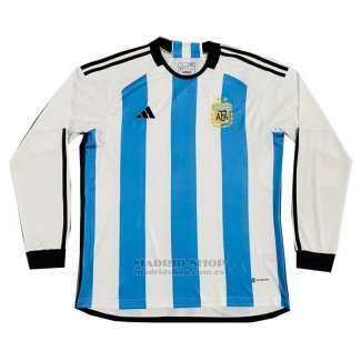 Camiseta Argentina 1ª Manga Larga 2022