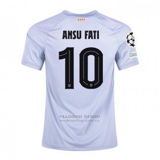 Camiseta Barcelona Jugador Ansu Fati 3ª 2022-2023