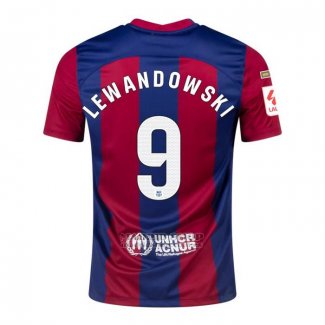 Camiseta Barcelona Jugador Lewandowski 1ª 2023-2024