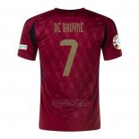 Camiseta Belgica Jugador De Bruyne 1ª 2024