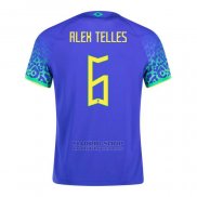 Camiseta Brasil Jugador Alex Telles 2ª 2022