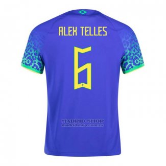 Camiseta Brasil Jugador Alex Telles 2ª 2022