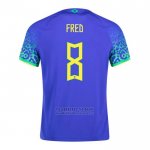 Camiseta Brasil Jugador Fred 2ª 2022