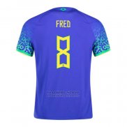 Camiseta Brasil Jugador Fred 2ª 2022