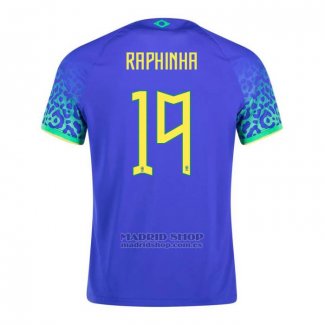 Camiseta Brasil Jugador Raphinha 2ª 2022