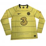 Camiseta Chelsea 2ª Manga Larga 2021-2022