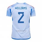 Camiseta Espana Jugador Williams 2ª 2022