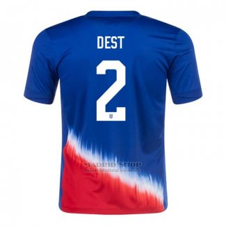 Camiseta Estados Unidos Jugador Dest 2ª 2024