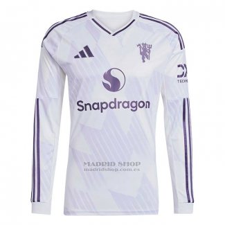 Camiseta Manchester United 2ª Manga Larga 2025-2026
