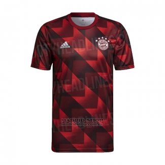 Camiseta Pre Partido del Bayern Munich 2022 Rojo y Negro