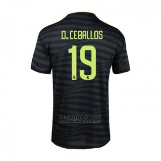 Camiseta Real Madrid Jugador D.Ceballos 3ª 2022-2023