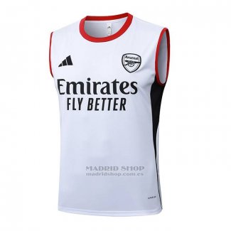 Camiseta de Entrenamiento AC Milan Sin Mangas 2025-2026 Blanco