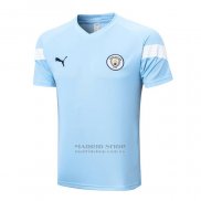 Camiseta de Entrenamiento Manchester City 2022-2023 Azul