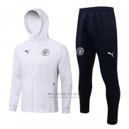 Chandal con Capucha del Manchester City 2021-2022 Blanco