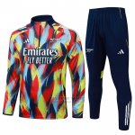 Chandal de Sudadera del Arsenal 2025-2026 Azul Amarillo Rojo