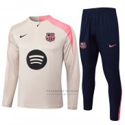 Chandal de Sudadera del Barcelona Nino 2025-2026 Amarillo