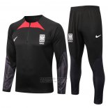 Chandal de Sudadera del Corea del Sur 2022-2023 Negro