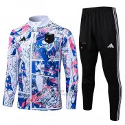 Chandal de Sudadera del Japon 2025-2026 Blanco Azul