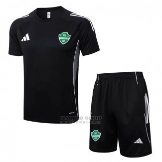 Chandal del Al-Ahli Saudi Manga Corta 2025-2026 Negro - Pantalon Corto