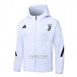 Chaqueta con Capucha del Juventus 2025-2026 Blanco