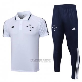 Conjunto Polo del Cruzeiro 2023-2024 Blanco