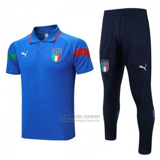 Conjunto Polo del Italia 2022-2023 Azul