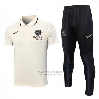 Conjunto Polo del Paris Saint-Germain 2023-2024 Albaricoque