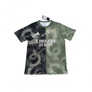 Tailandia Camiseta Real Madrid Dragon 202025-2026 Negro Gris