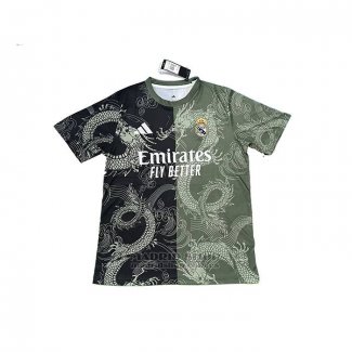 Tailandia Camiseta Real Madrid Dragon 202025-2026 Negro Gris